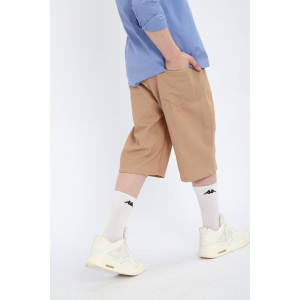 Шорты детские "Багги" джинсовая ткань (р-ры: 146-170) бежевый Шорты детские "Багги" джинсовая ткань (р-ры: 146-170) бежевый