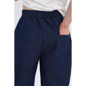 Шорты детские "Багги" джинсовая ткань (р-ры: 146-170) синий Шорты детские "Багги" джинсовая ткань (р-ры: 146-170) синий