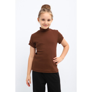 Водолазка детская "Луиза" лапша (р-ры: 140-164) шоколадный Водолазка детская "Луиза" лапша (р-ры: 140-164) шоколадный