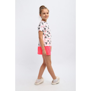 Костюм двойка детский "Камилла" кулирка (р-ры: 140-164) белый Костюм двойка детский "Камилла" кулирка (р-ры: 140-164) белый