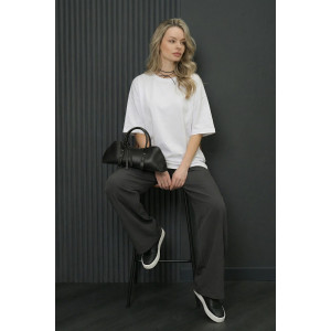 Футболка женская №14517 кулирка (р-ры: 42-54) белый