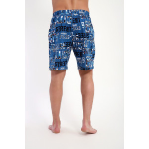 Шорты мужские №37006 кулирка (р-ры: 48-62) индиго