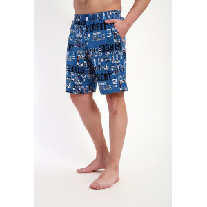 Шорты мужские №37006 кулирка (р-ры: 48-62) индиго