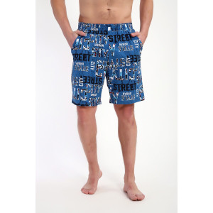 Шорты мужские №37006 кулирка (р-ры: 48-62) индиго