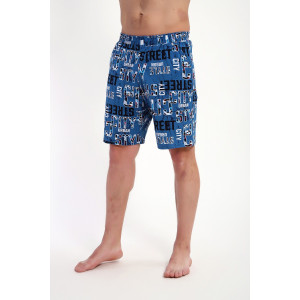 Шорты мужские №37006 кулирка (р-ры: 48-62) индиго