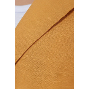 Пиджак женский №059362 лён смесовый (р-ры: 40-50) желтый