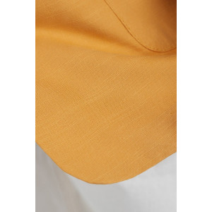 Пиджак женский №059362 лён смесовый (р-ры: 40-50) желтый