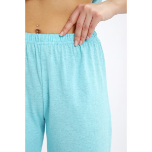 Пижама женская №29033 кулирка (р-ры: 42-56) голубой