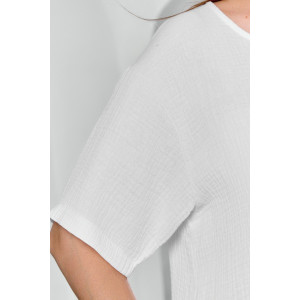 Платье женское "Вуаль-1" муслин (р-ры: 50-60) белый