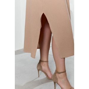 Платье женское "Вуаль-1" муслин (р-ры: 50-60) бежевый