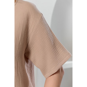 Платье женское "Вуаль-1" муслин (р-ры: 50-60) бежевый