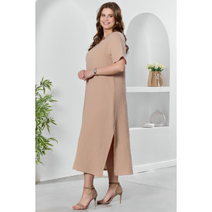 Платье женское "Вуаль-1" муслин (р-ры: 50-60) бежевый