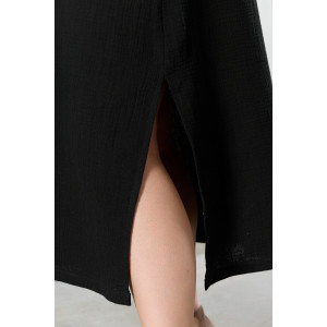 Платье женское "Вуаль-1" муслин (р-ры: 50-60) черный