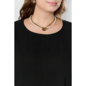 Платье женское "Вуаль-1" муслин (р-ры: 50-60) черный