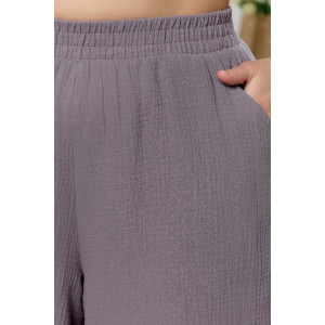 Шорты женские "Вуаль-3" муслин (р-ры: 48-58) серый