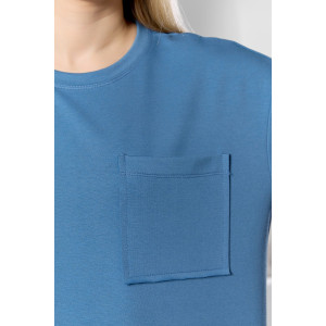 Костюм двойка женский "Терра" футер вискозный (р-ры: 44-54) индиго