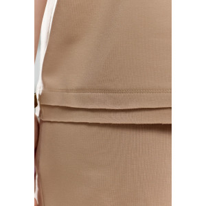 Костюм двойка женский "Терра" футер вискозный (р-ры: 44-54) бежевый