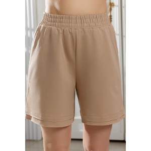 Костюм двойка женский "Терра" футер вискозный (р-ры: 44-54) бежевый