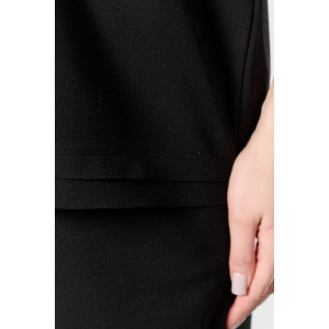 Костюм двойка женский "Терра" футер вискозный (р-ры: 44-54) черный