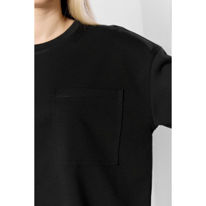 Костюм двойка женский "Терра" футер вискозный (р-ры: 44-54) черный