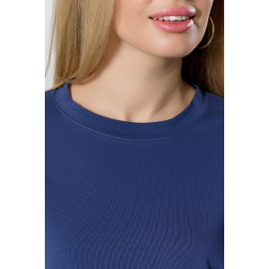 Футболка женская "Софт-1" кулирка с лайкрой (р-ры: 44-54) индиго