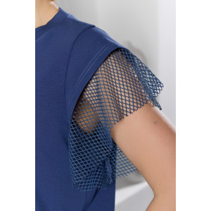 Футболка женская "Софт-1" кулирка с лайкрой (р-ры: 44-54) индиго