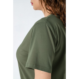 Футболка женская "Базис-5" кулирка с лайкрой (р-ры: 48-58) хаки