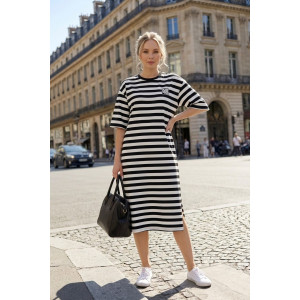 Туника женская "Лик" футер 2-х нитка с полиэстером (р-ры: 44-58) черный