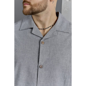 Костюм двойка мужской "Аристократ-2" фактурное полотно (р-ры: 48-58) серый меланж