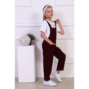 Комбинезон детский МЛШ-5 "Стиляга" вельвет (р-ры: 92-128) бордо