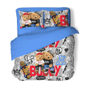 Детское постельное белье поплин Тинейджер П-058Т (последний размер) 1.5-сп.