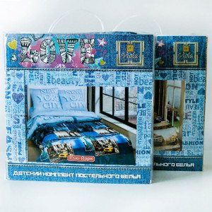 Детское постельное белье поплин Тинейджер П-057Т (последний размер) 1.5-сп.