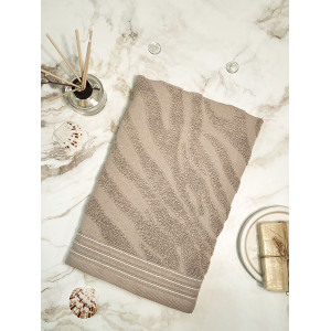 Полотенце махровое "Сафари" 08-176 темно-бежевый (последний размер) 50x90