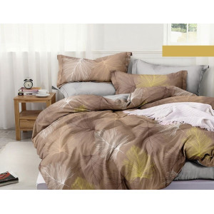 Постельное белье зима-лето поплин с окантовкой ЗЛПО19-1357 (последний размер) 2-сп.евр
