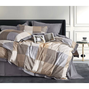 Постельное белье зима-лето поплин стеганый с окантовкой ЗЛПО31-1496