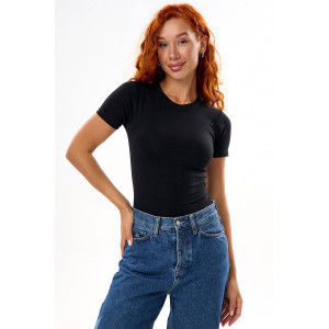 Футболка женская "Египет" 10489 вискоза (последний размер) черный-2 46