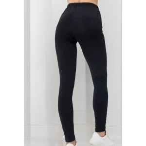 Леггинсы-лосины женские А/3 "Юкка" хлопок с лайкрой (последний размер) черный 48,50,60