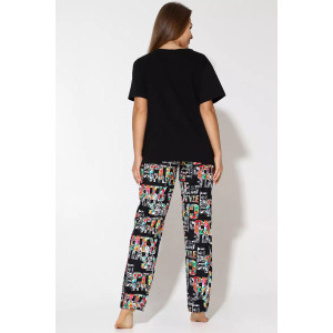 Костюм двойка женский С/15031 "Буквы" хлопок (последний размер) 48