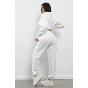 Костюм двойка женский "Ариана" 1373-1 полиэстер (последний размер) белый 50-52