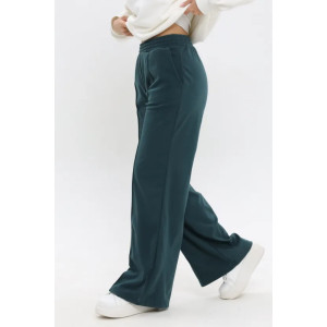 Брюки женские "Милана-3" 1385-3 полиэстер с лайкрой (последний размер) изумруд 46-48,50-52