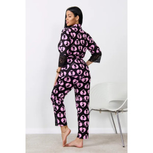 Пижама женская "Ирина 2" 1262-3 кулирка (последний размер) заяц 44-46