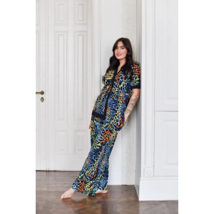 Пижама женская "Модена 2" 1335-2 трикотаж (последний размер) оранж 54