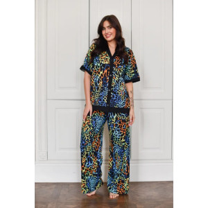 Пижама женская "Модена 2" 1335-2 трикотаж (последний размер) оранж 54