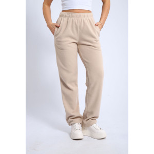 Брюки женские 8048л флис (последний размер) бежевый 54