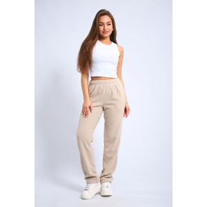 Брюки женские 8048л флис (последний размер) бежевый 54