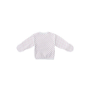 Распашонка для новорожденных "Шайни" 20761 интерлок (последний размер) белый+красный 62