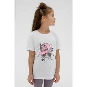 Футболка детская "Дерис" 40504 кулирка (последний размер) белый 128