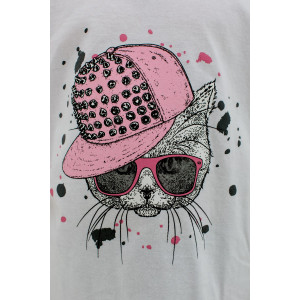 Футболка детская "Дерис" 40504 кулирка (последний размер) белый 128