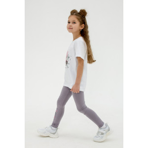 Футболка детская "Дерис" 40504 кулирка (последний размер) белый 128