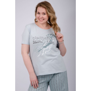 Пижама женская "Джелли 2" (брюки) кулирка (последний размер) 56